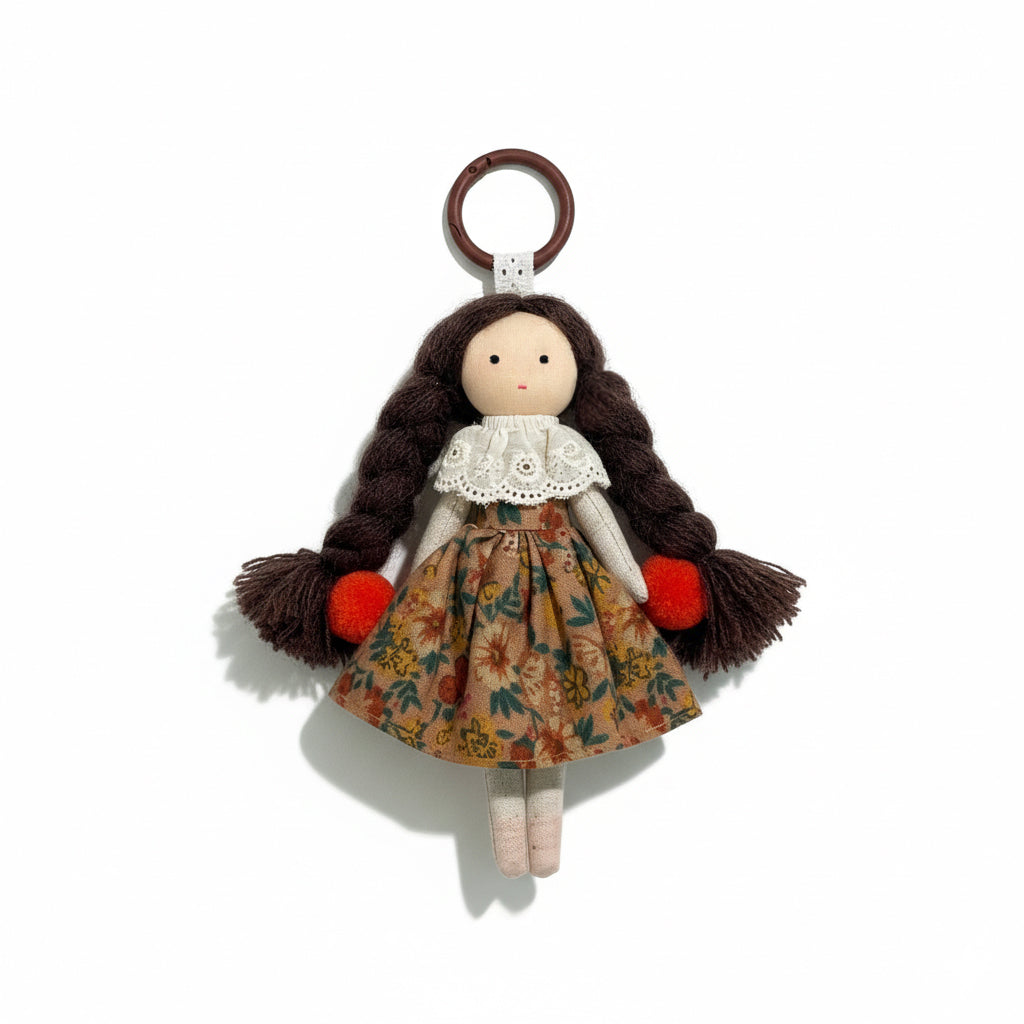 Handmade doll pendant