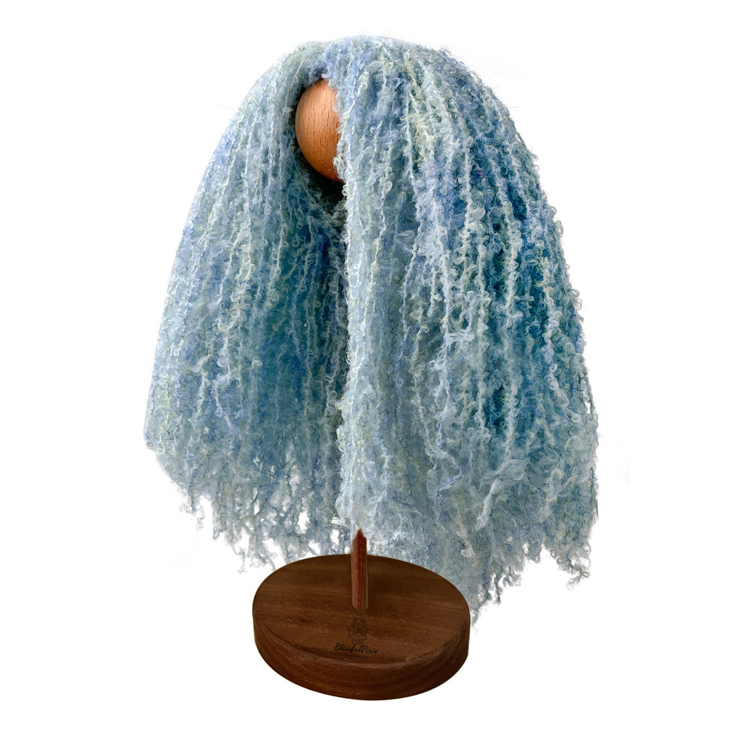 Doll hair-Blue
