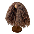 Doll hair-Dark brown