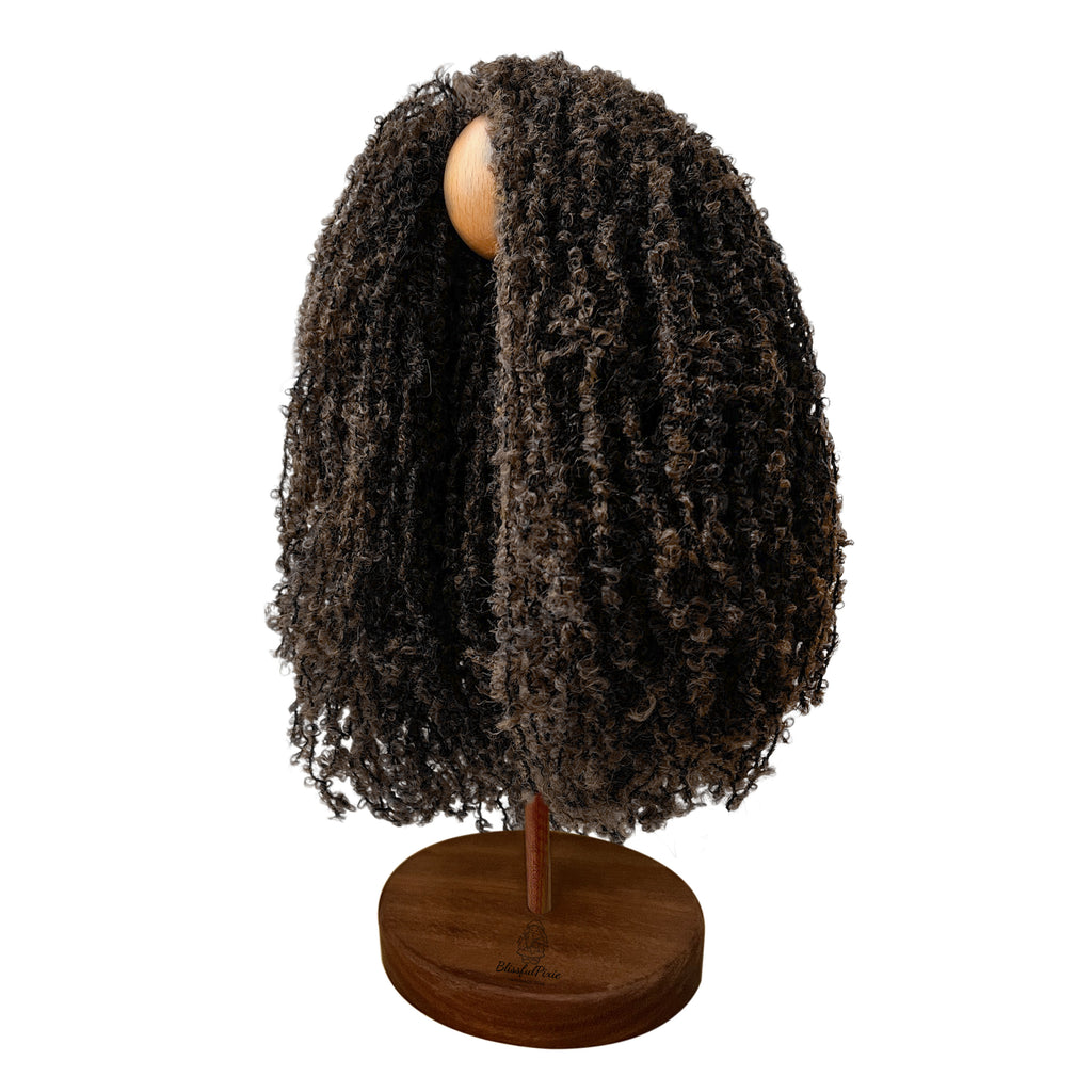 Doll hair-black