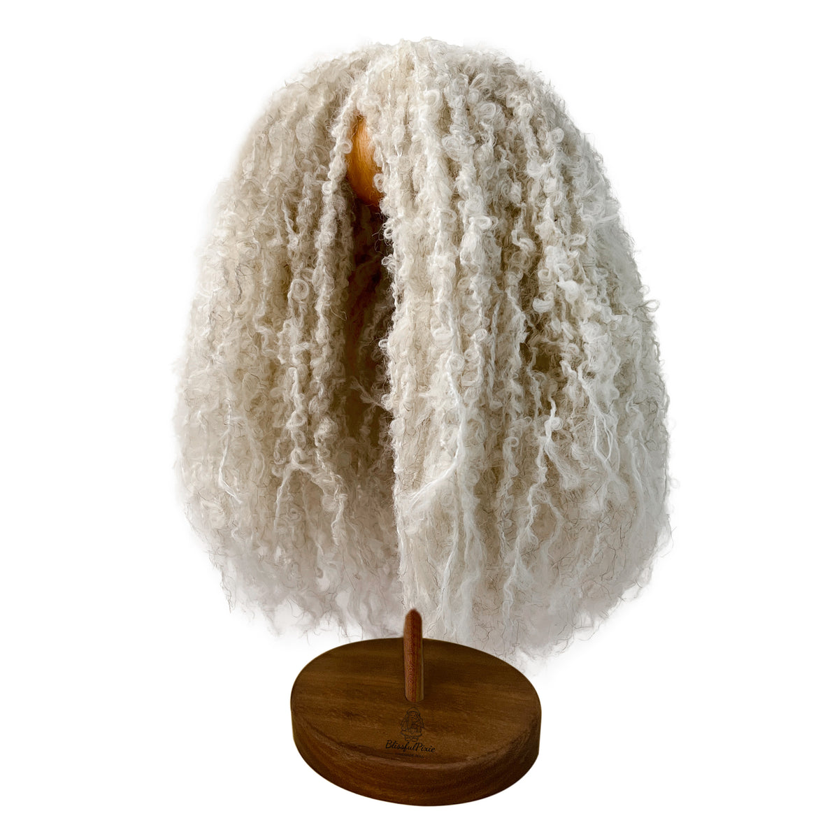 Doll hair-beige gray