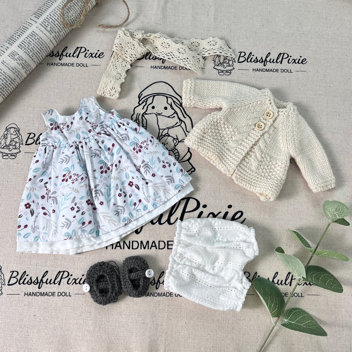 BlissfulPixie 12" Waldorf Handmade Doll-Kiki