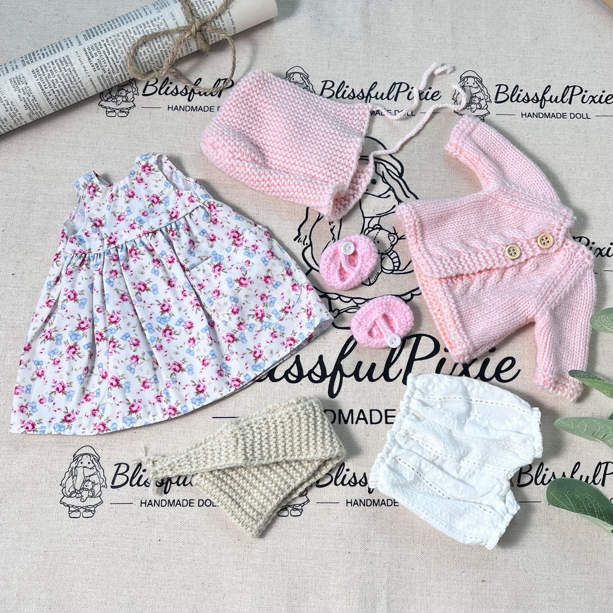 BlissfulPixie 12" Waldorf Handmade Doll-Luna