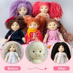 Doll hair-black