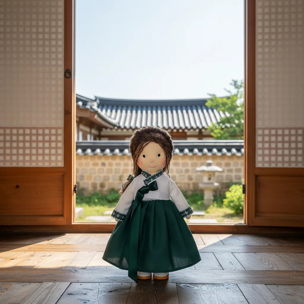 Waldorf Doll Hanbok Set PDF Tutorial (30cm in height)