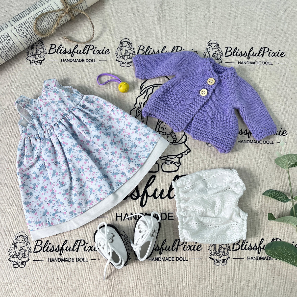 BlissfulPixie 12" Waldorf Handmade Doll-Fruzie