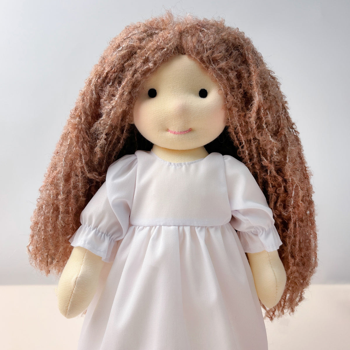 Doll hair-light brown