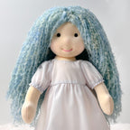 Doll hair-Blue