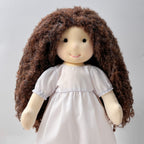 Doll hair-Dark brown