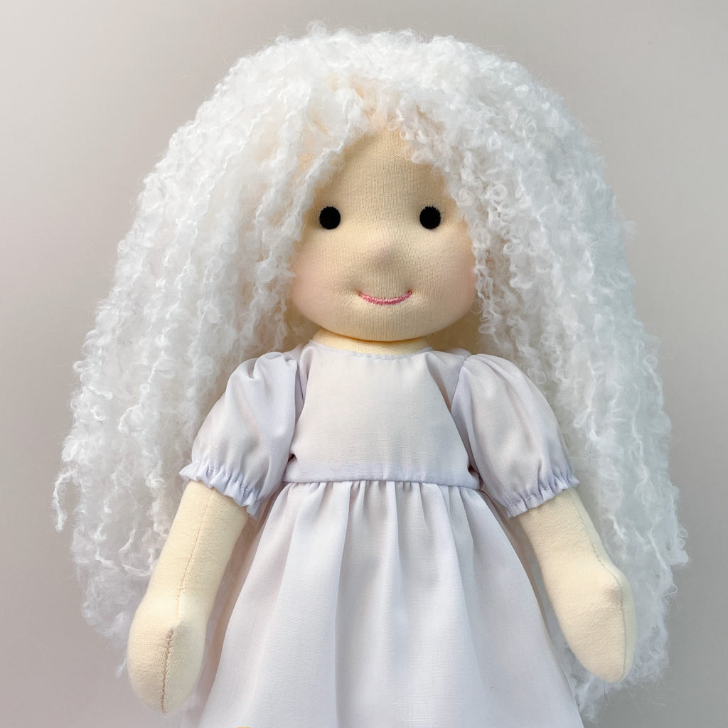 Doll hair-White