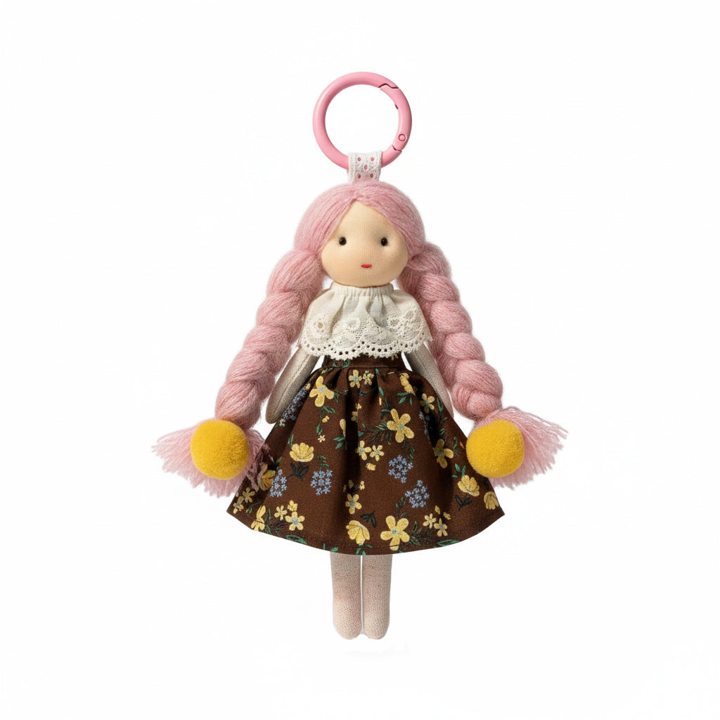 Handmade doll pendant