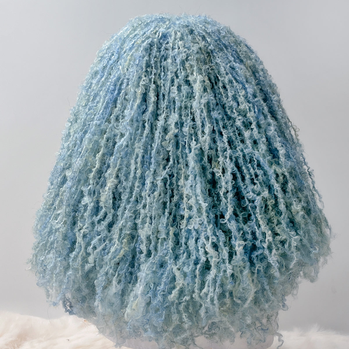 Doll hair-Blue
