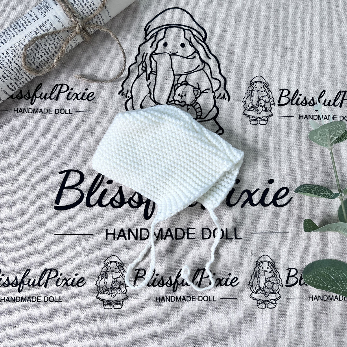 BlissfulPixie 12" Waldorf Handmade Doll Clothing Set Baby Girl Clothes Washable