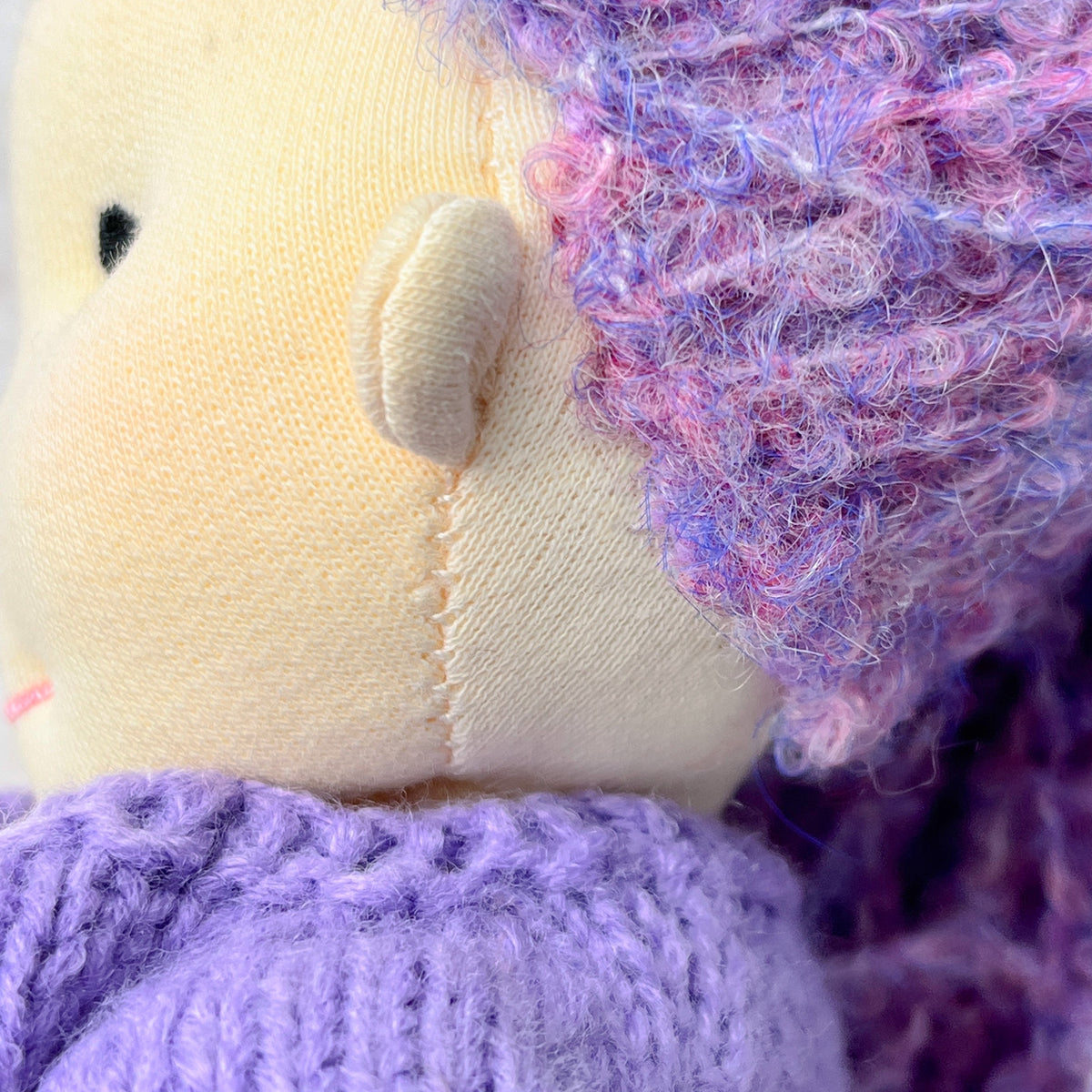 Doll hair-Purple
