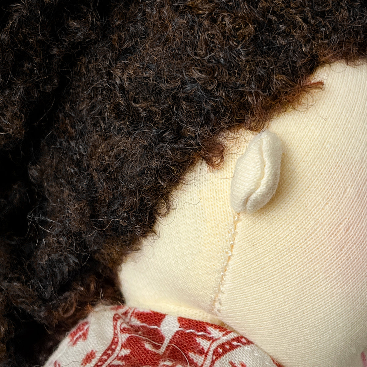 Doll hair-black