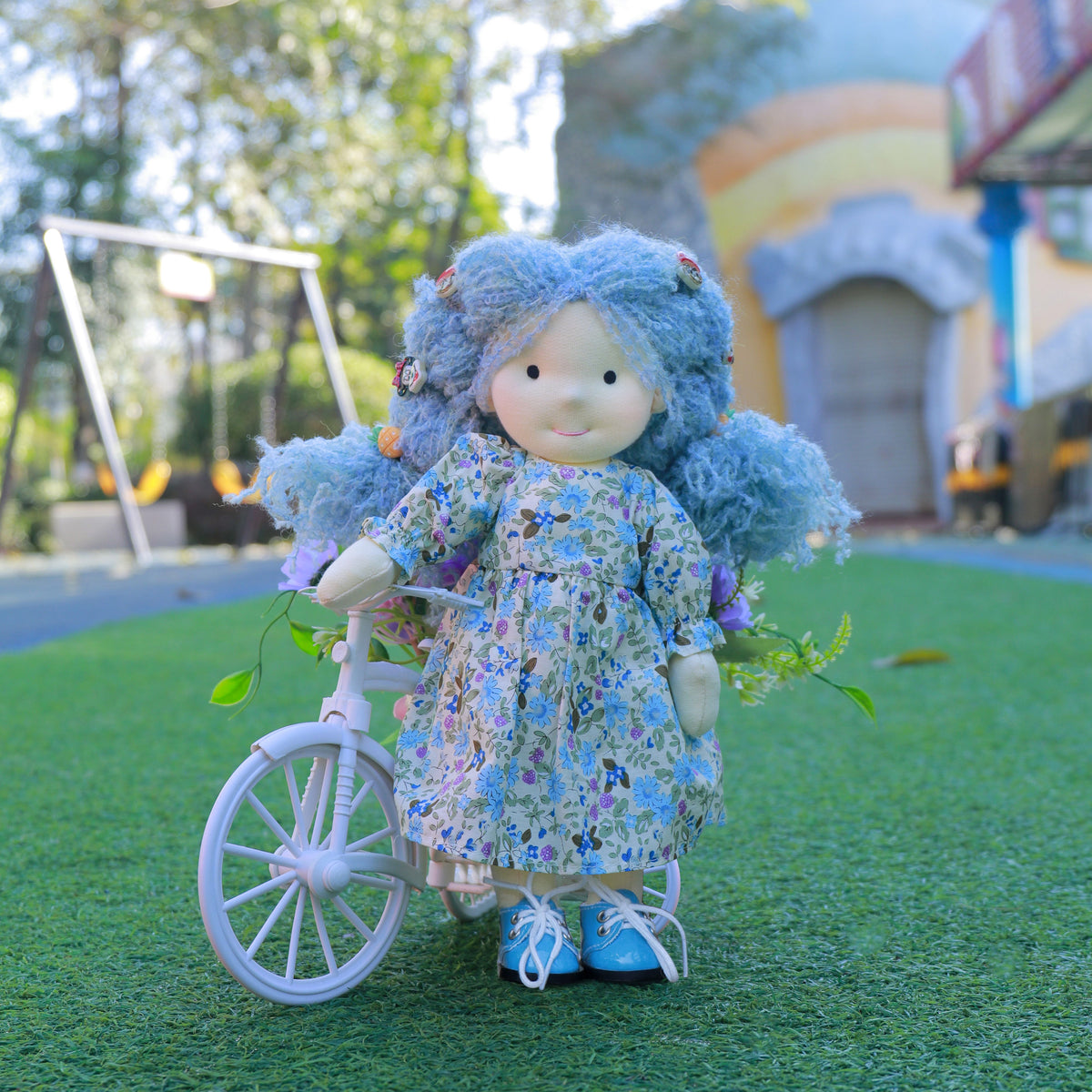 BlissfulPixie 12" Waldorf Handmade Doll-Coco