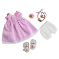 BlissfulPixie 12" Waldorf Handmade Doll Clothing Set Baby Girl Clothes Washable