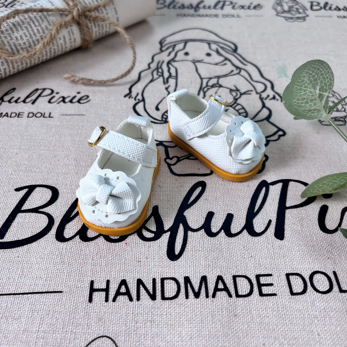 BlissfulPixie 12" Waldorf Handmade Doll Clothing Set Baby Girl Clothes Washable