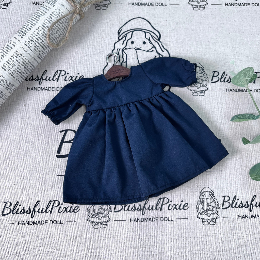 BlissfulPixie 12" Waldorf Handmade Doll Clothing Set Baby Girl Clothes Washable
