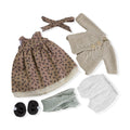 BlissfulPixie 12" Waldorf Handmade Doll Clothing Set Baby Girl Clothes Washable