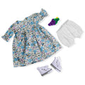 BlissfulPixie 12" Waldorf Handmade Doll Clothing Set Baby Girl Clothes Washable