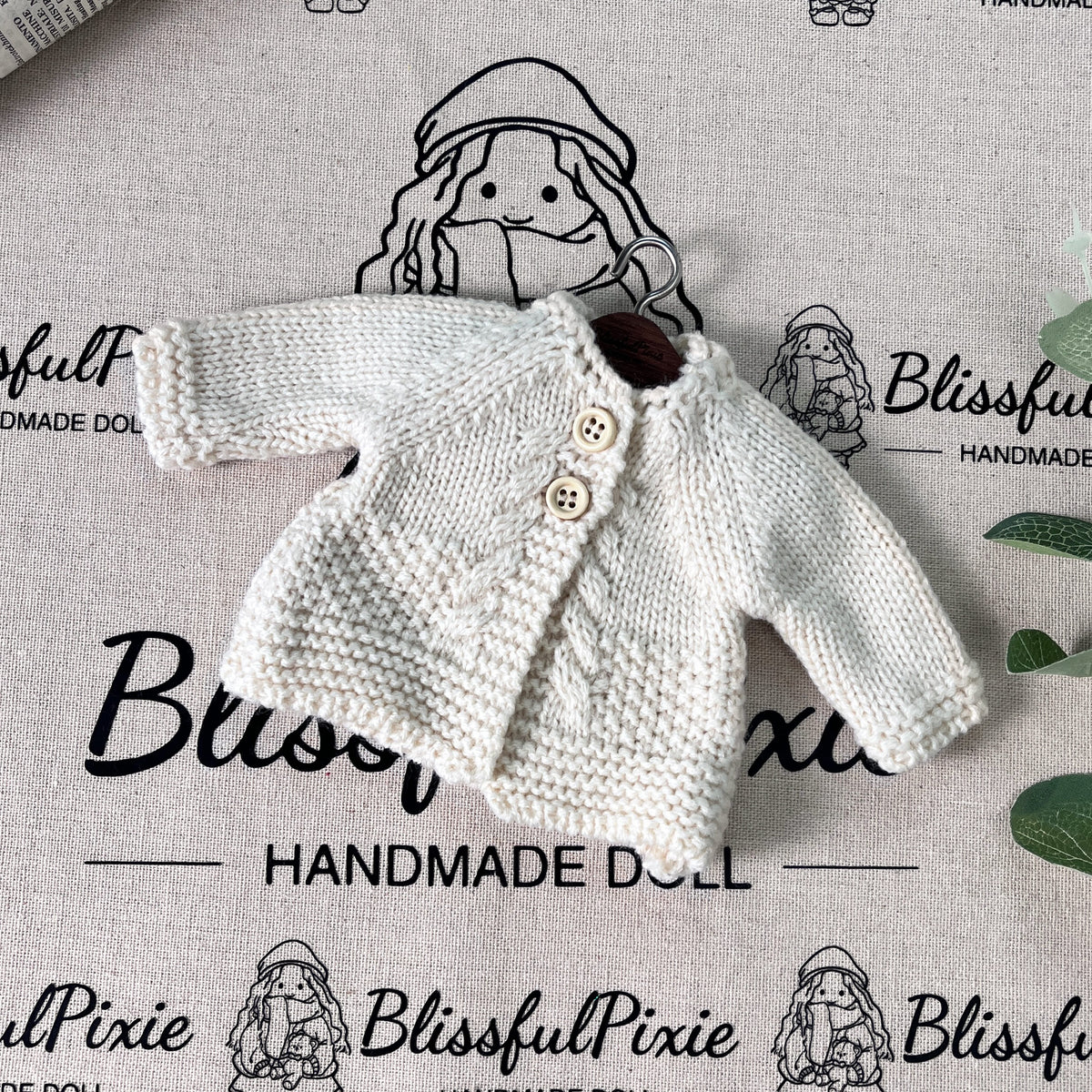 BlissfulPixie 12" Waldorf Handmade Doll Clothing Set Baby Girl Clothes Washable