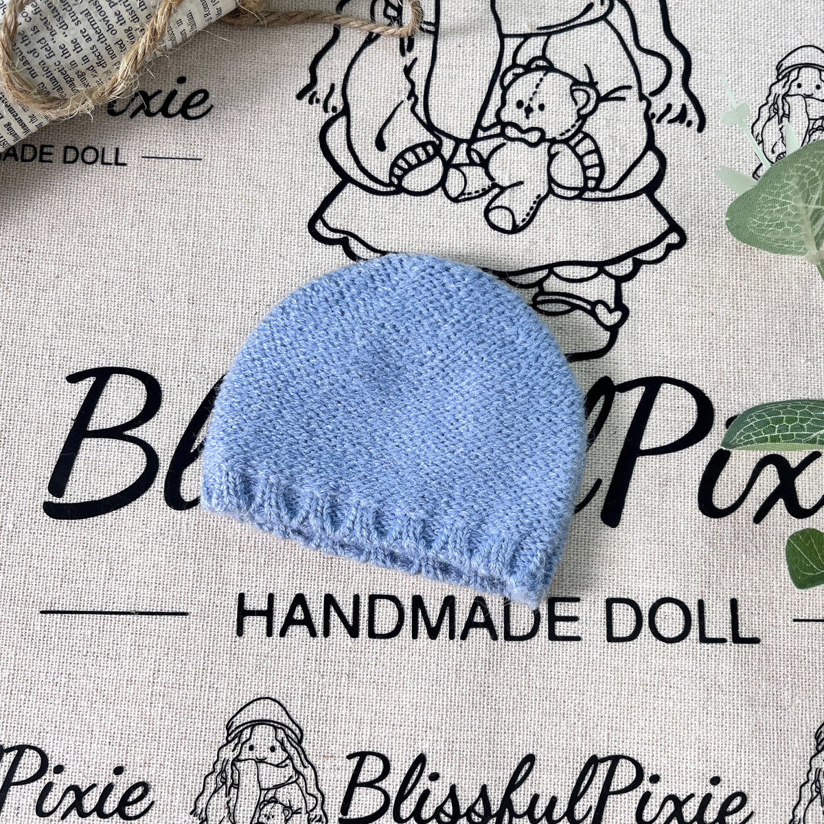 BlissfulPixie 12" Waldorf Handmade Doll Clothing Set Baby Girl Clothes Washable