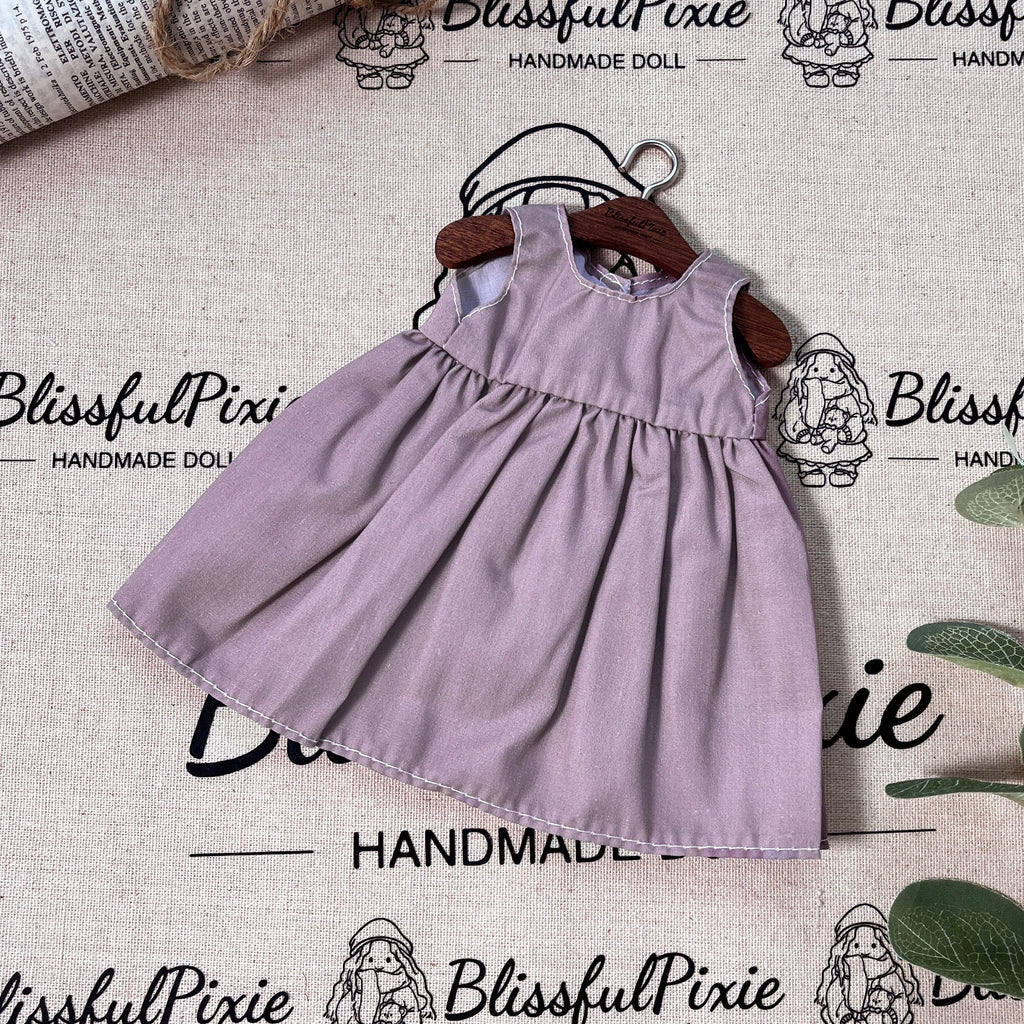 BlissfulPixie 12" Waldorf Handmade Doll Clothing Set Baby Girl Clothes Washable