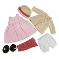 BlissfulPixie 12" Waldorf Handmade Doll Clothing Set Baby Girl Clothes Washable