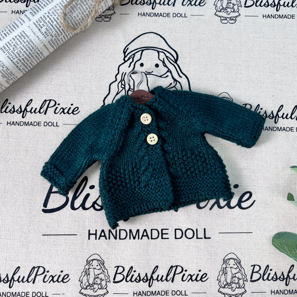 BlissfulPixie 12" Waldorf Handmade Doll Clothing Set Baby Girl Clothes Washable