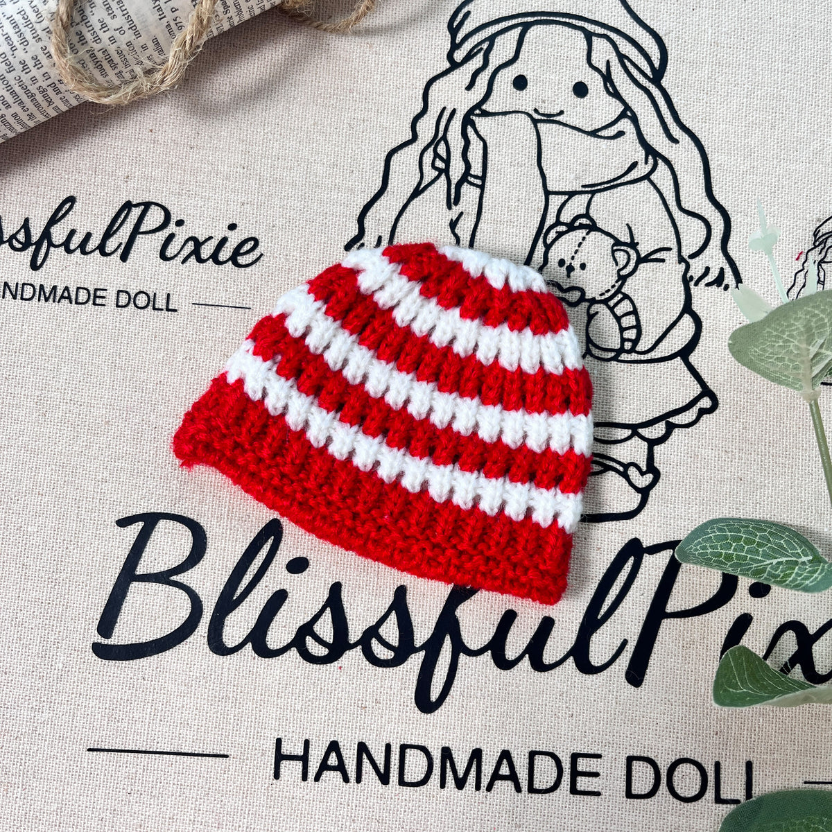 BlissfulPixie 12" Waldorf Handmade Doll Clothing Set Baby Girl Clothes Washable