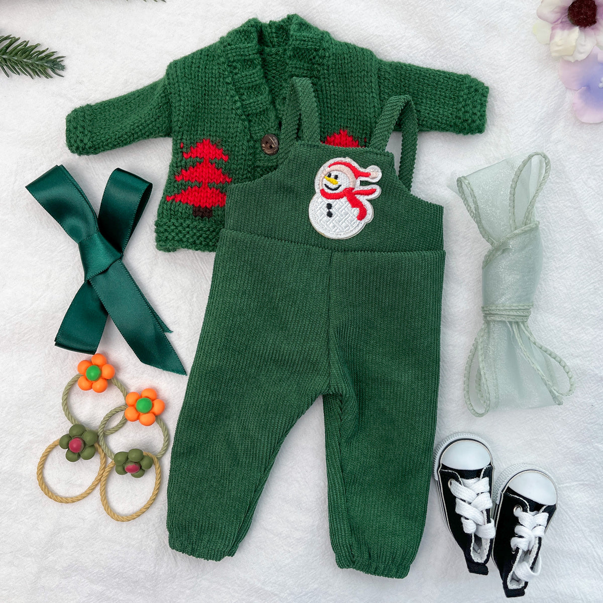 Handmade Waldorf Doll Accessories 12 Inch Clothing Set with Gift Box