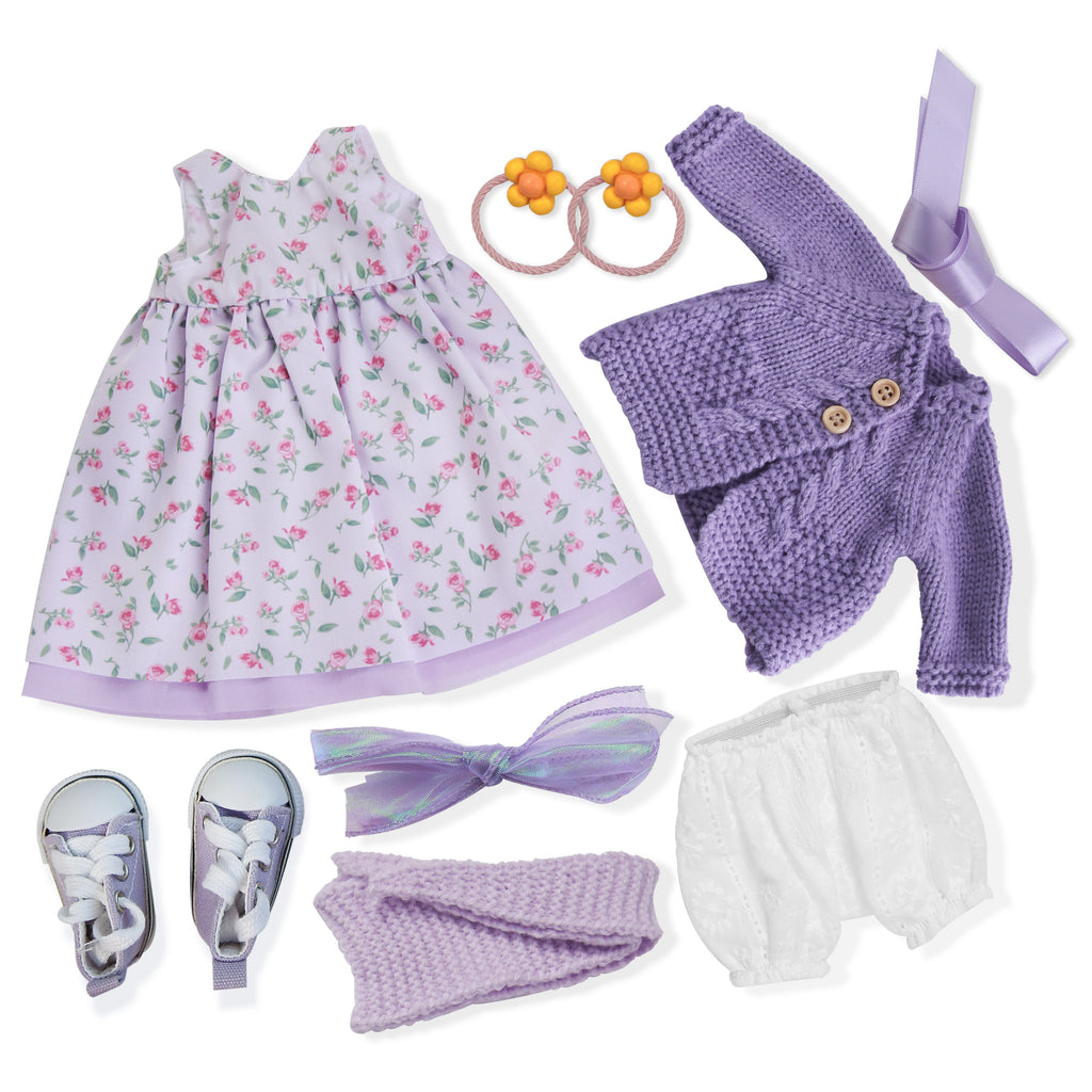 Girls Doll Gift Idea –12 Inch Handmade Waldorf Clothing in Gift Box