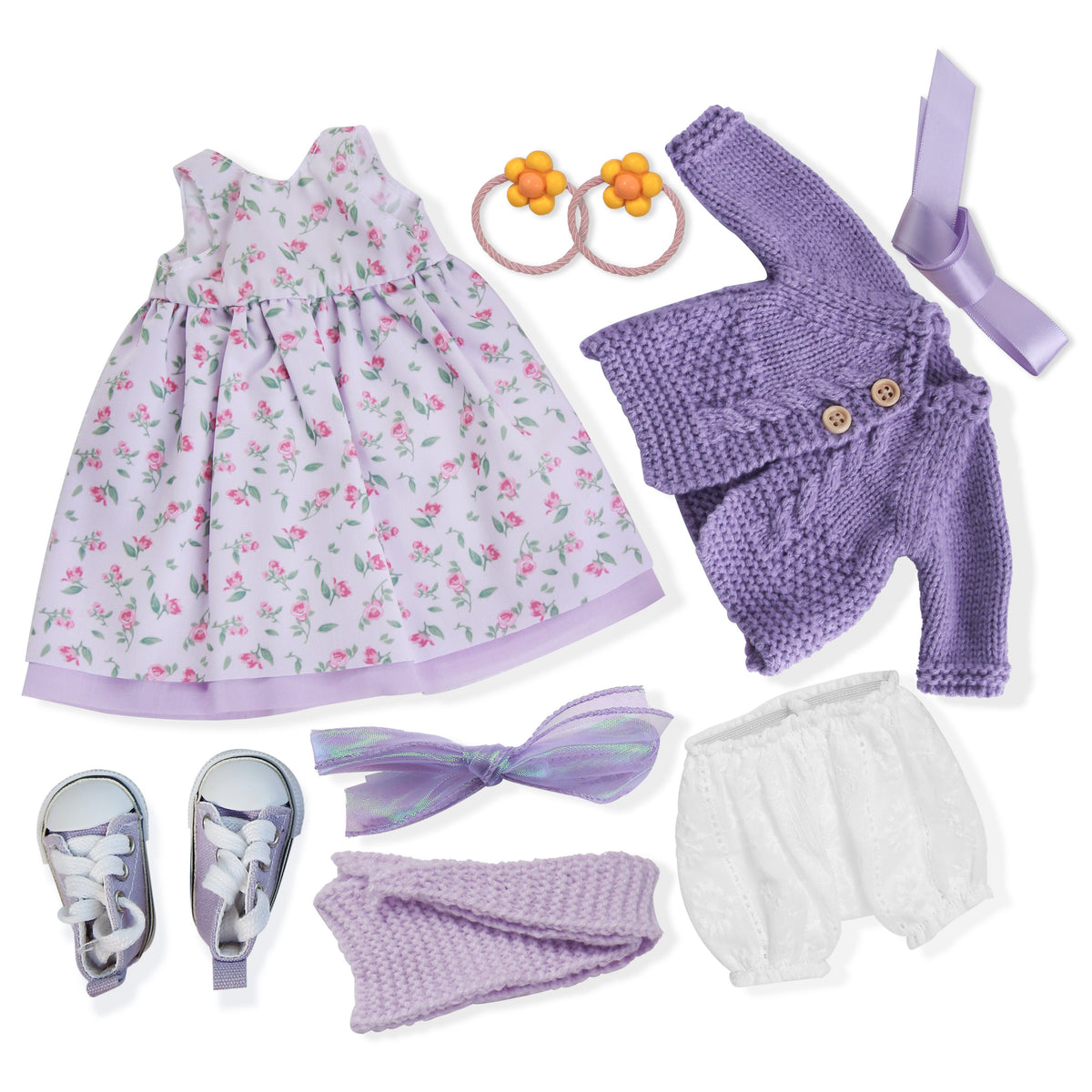 Girls Doll Gift Idea –12 Inch Handmade Waldorf Clothing in Gift Box