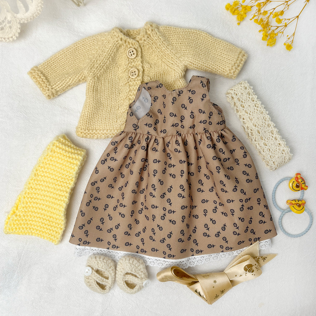 Waldorf Style Doll Clothes –Handmade 12 Inch Set with Gift Packaging