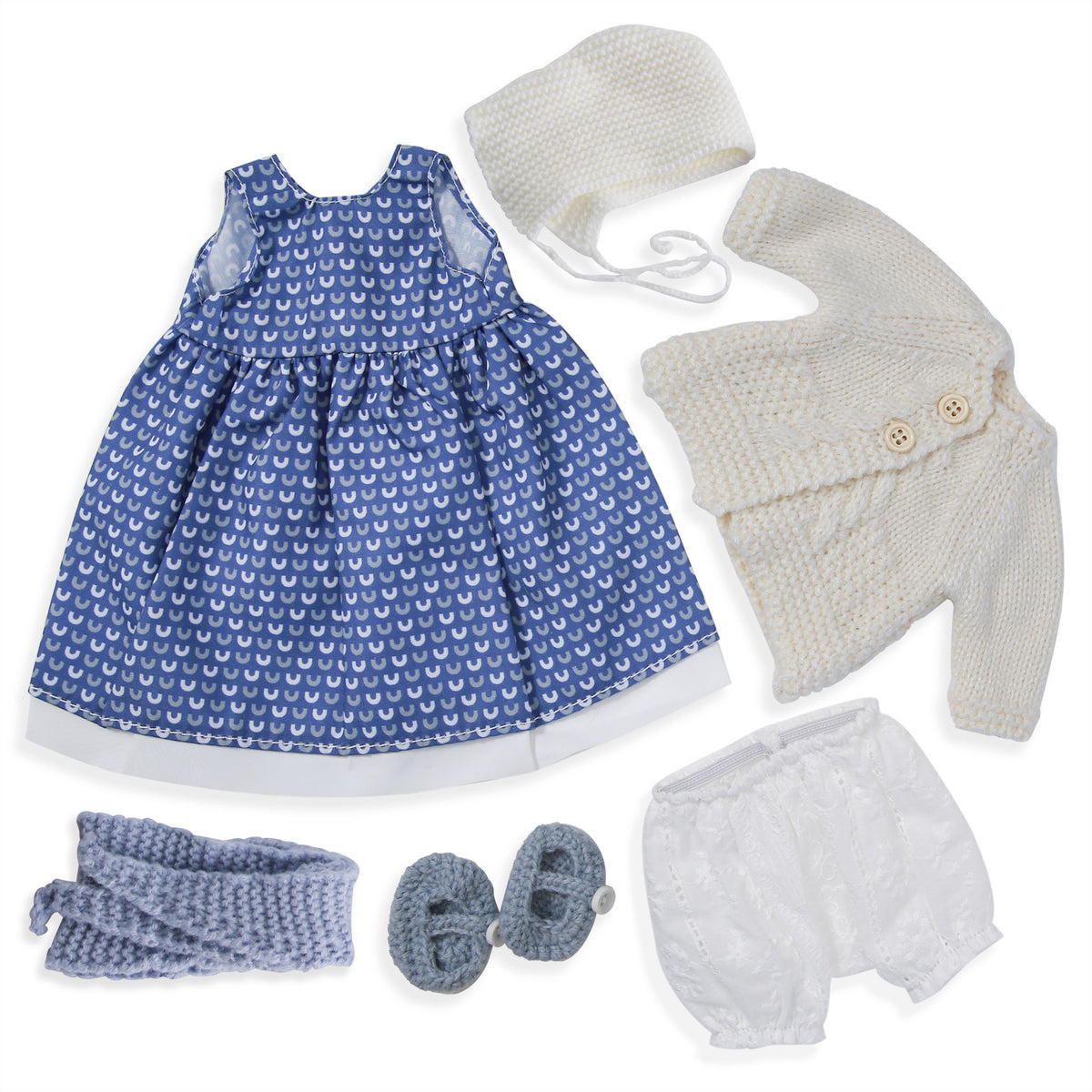 Cute Waldorf Doll Clothes – Handmade Outfits for 12'' Dolls