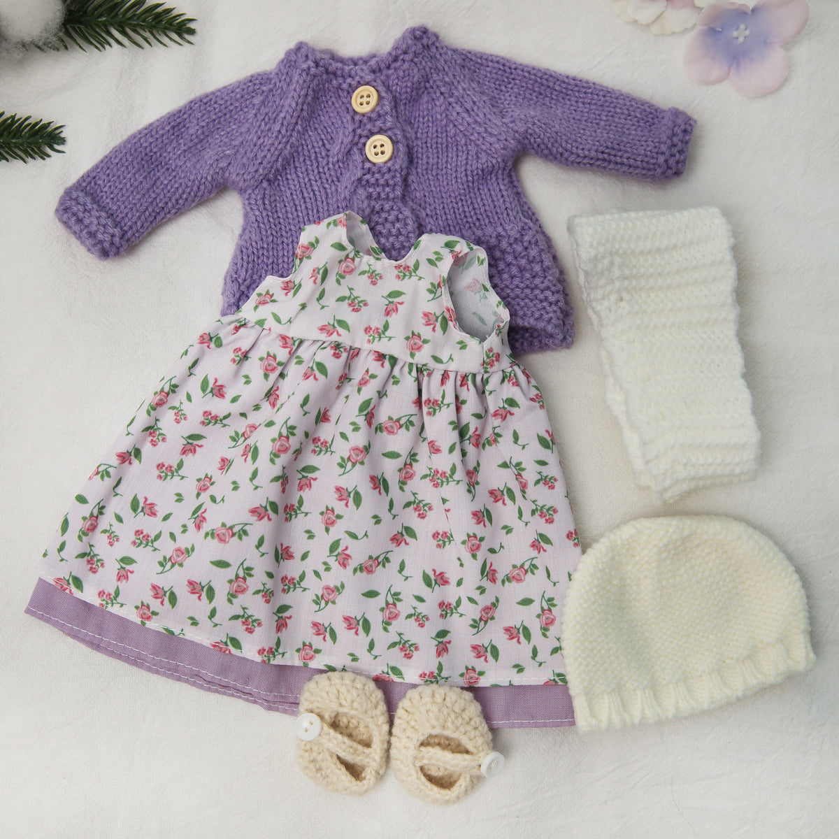 Waldorf Doll 12'' Clothing Best Handmade Birthday Gift