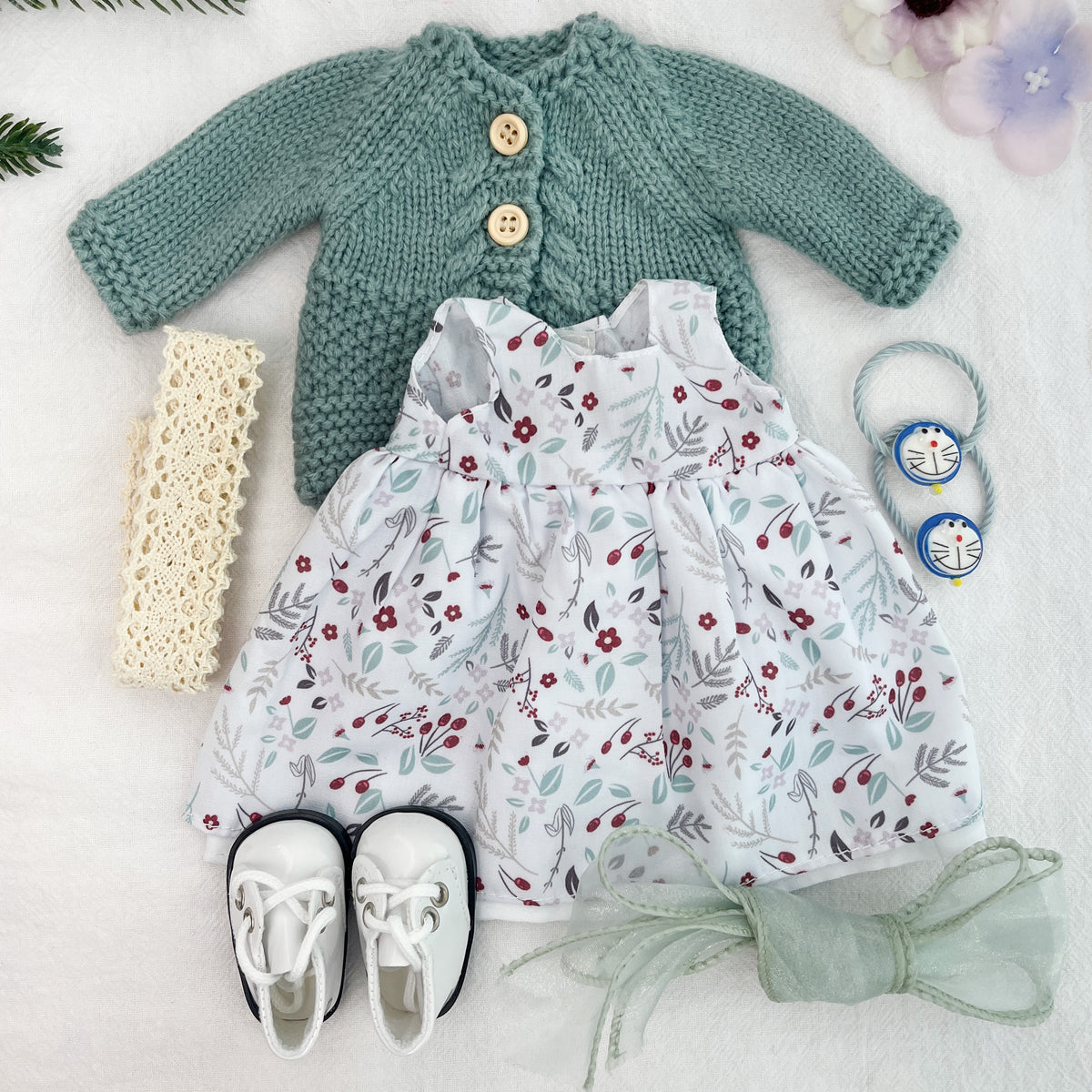 Charming Handmade Clothes for 12” Waldorf Dolls – Ideal for Special Gifts
