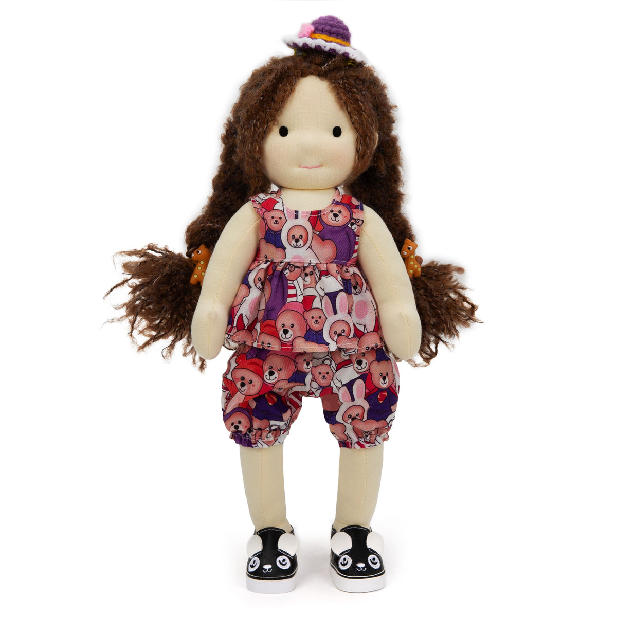 BlissfulPixie 12" Waldorf Handmade Doll Clothing Set Baby Girl Clothes Washable