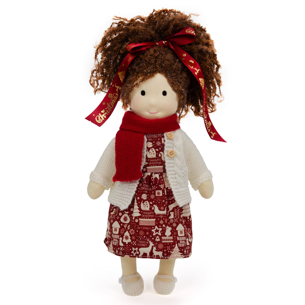 BlissfulPixie 12" Waldorf Handmade Doll Clothing Set Baby Girl Clothes Washable
