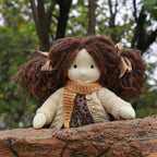 BlissfulPixie 12" Waldorf Handmade Doll-Ballerina
