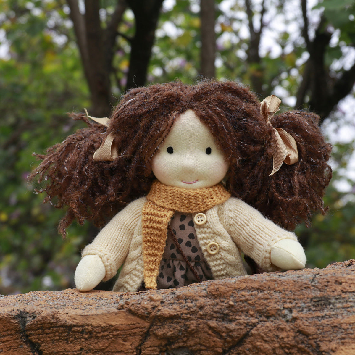 BlissfulPixie 12" Waldorf Handmade Doll-Ballerina
