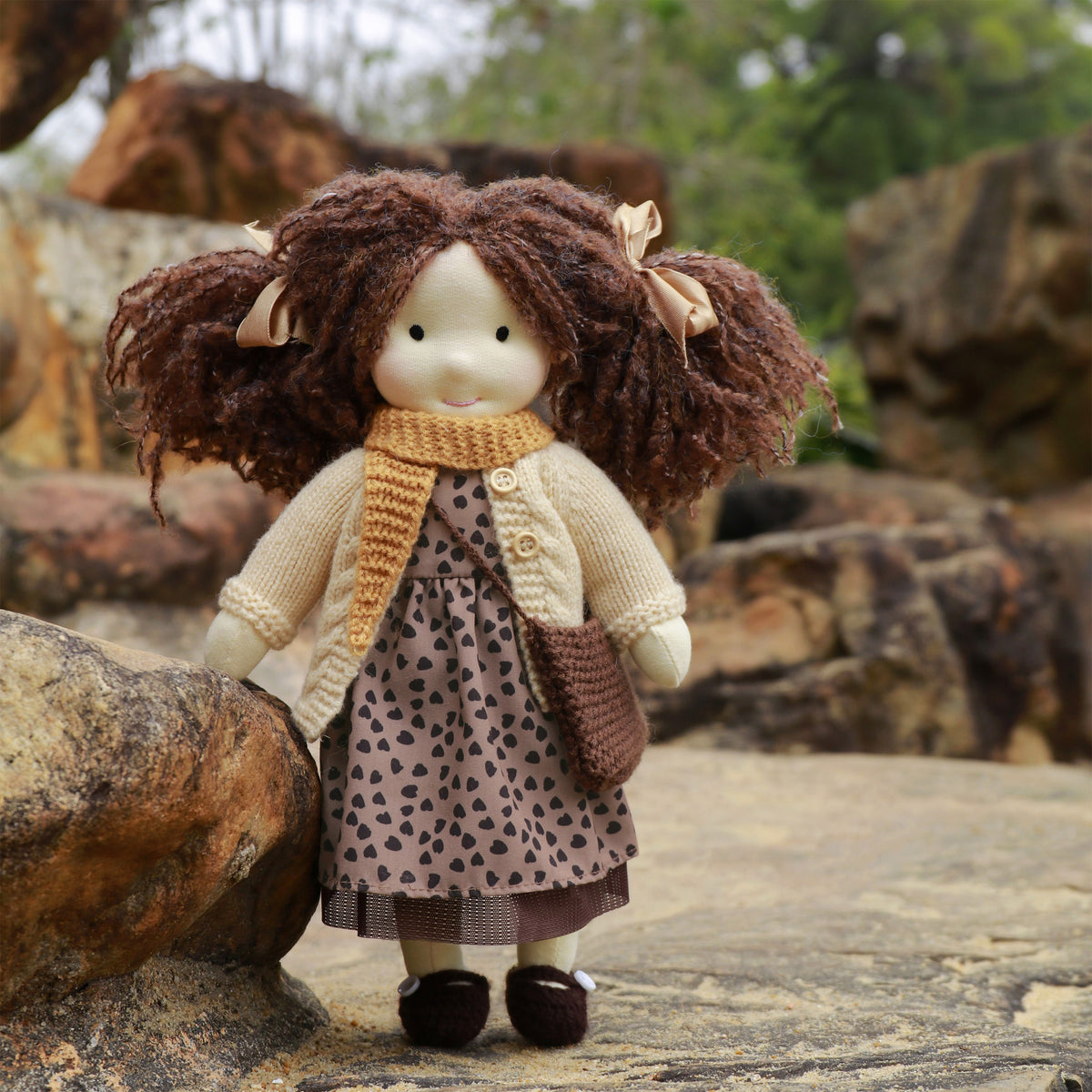 BlissfulPixie 12" Waldorf Handmade Doll-Ballerina