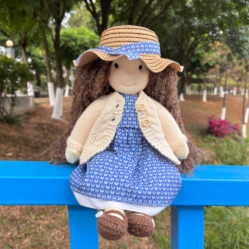 BlissfulPixie 12" Waldorf Handmade Doll-Basia