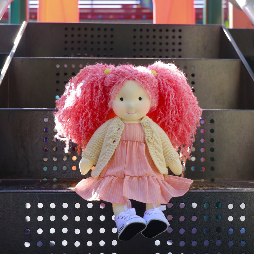BlissfulPixie 12" Waldorf Handmade Doll-Caroline