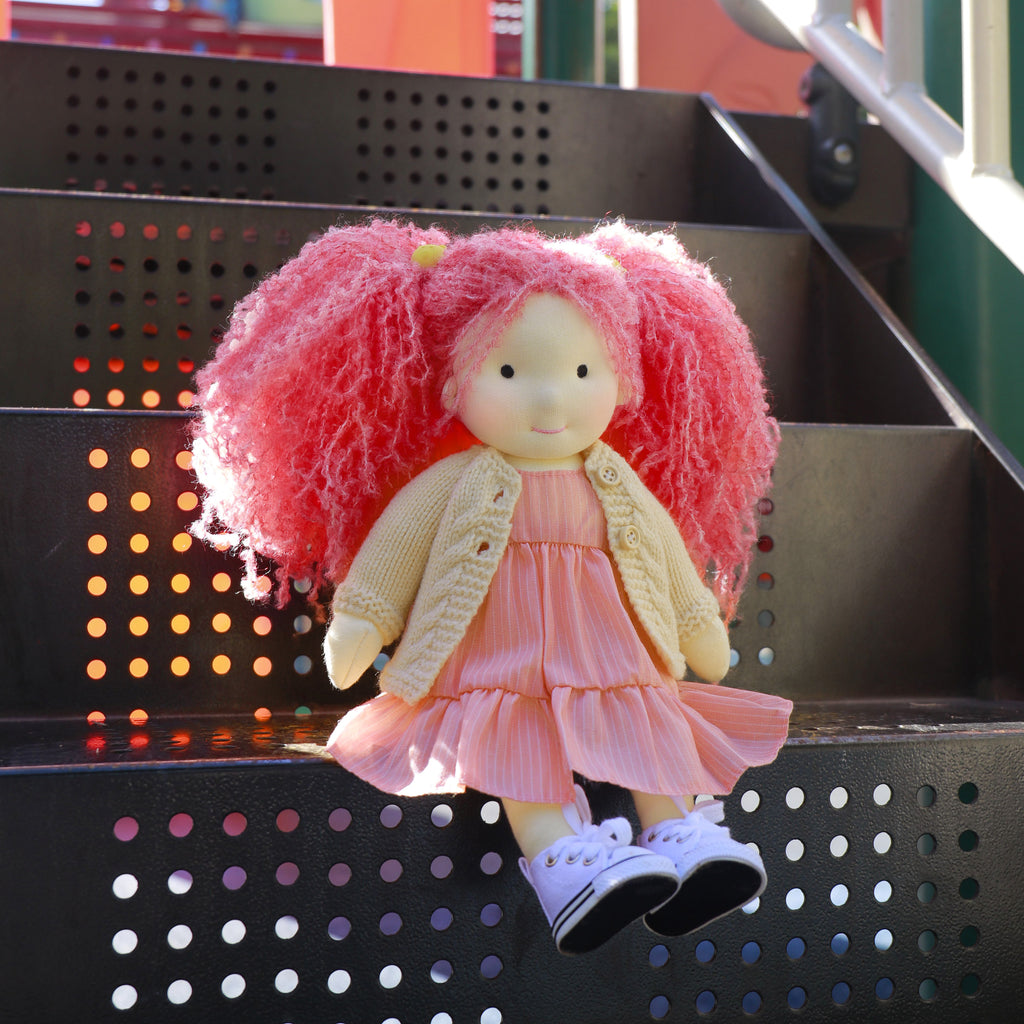 BlissfulPixie 12" Waldorf Handmade Doll-Caroline