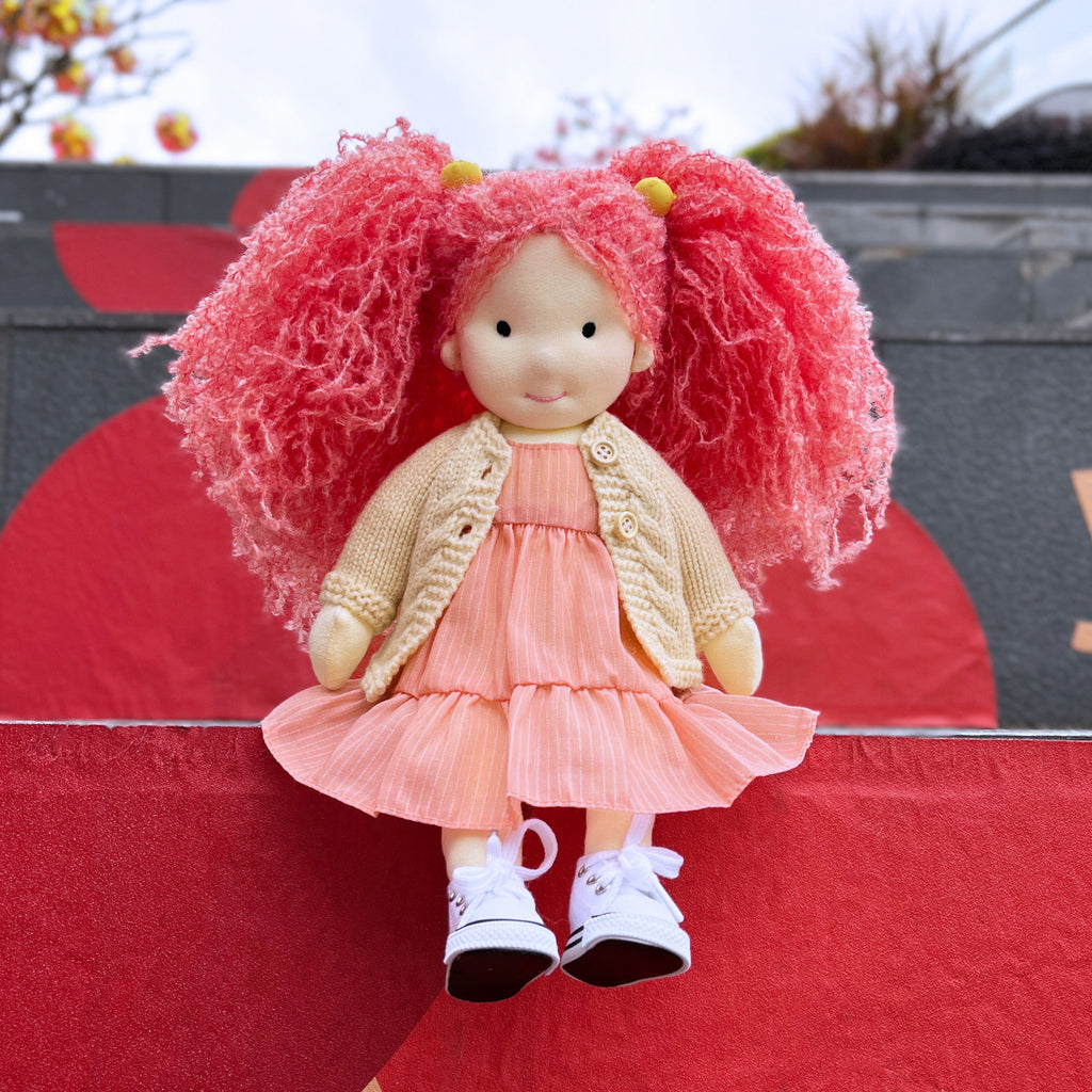 BlissfulPixie 12" Waldorf Handmade Doll-Caroline