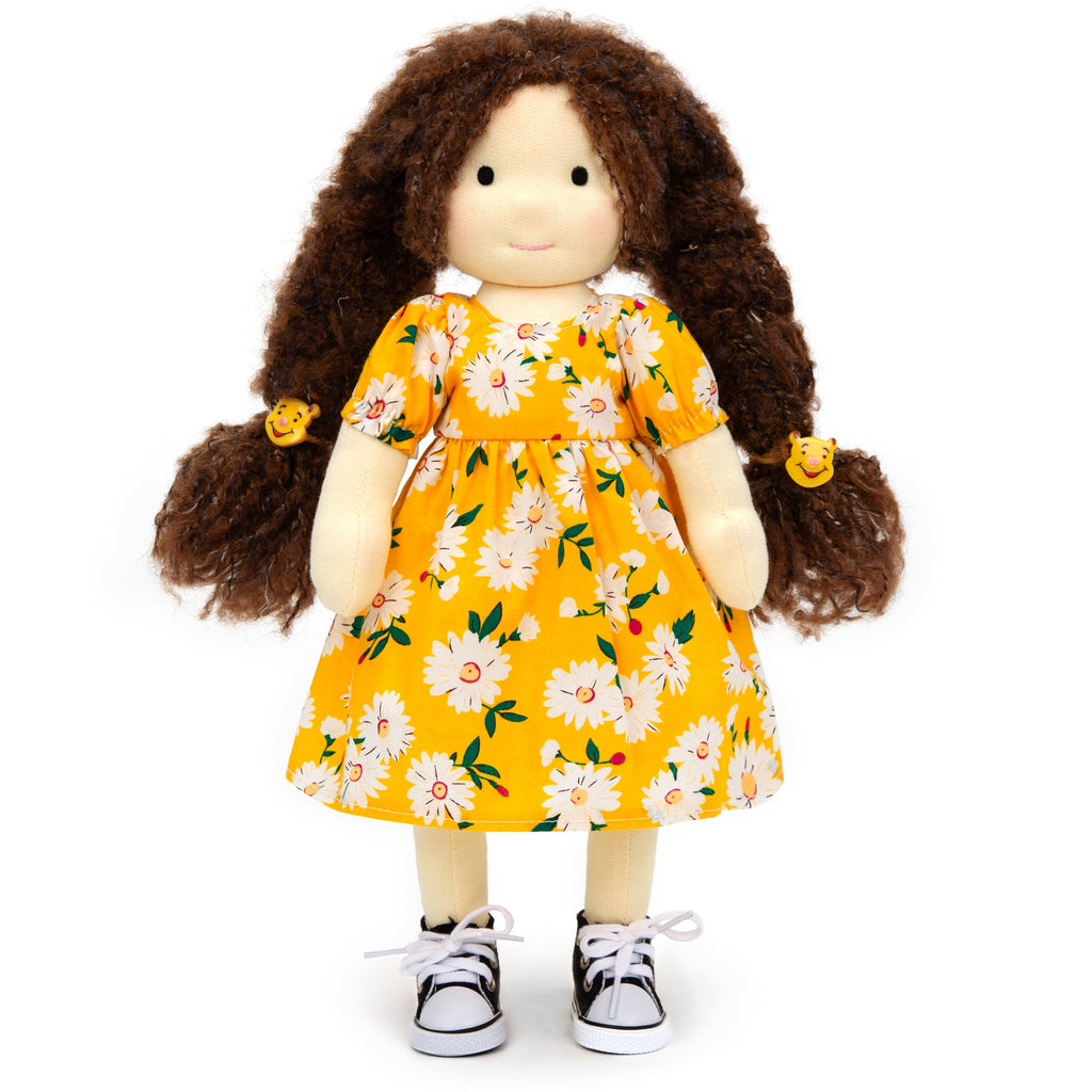 BlissfulPixie 12" Waldorf Handmade Doll Clothing Set Baby Girl Clothes Washable
