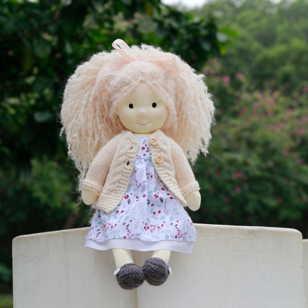 BlissfulPixie 12" Waldorf Handmade Doll-Kiki