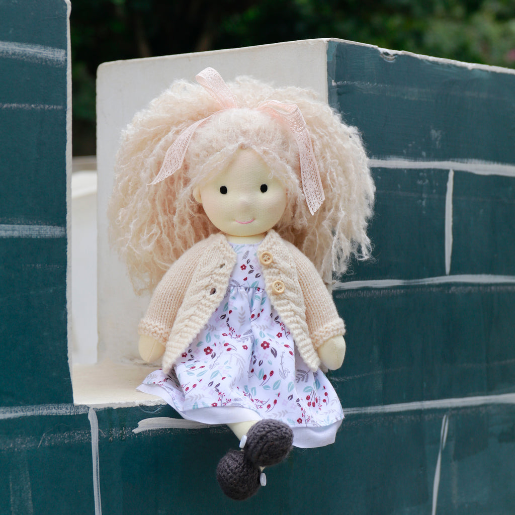 BlissfulPixie 12" Waldorf Handmade Doll-Kiki